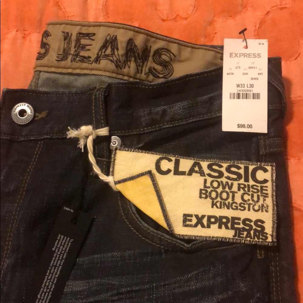 Men’s EXPRESS Kingston Bootcut Jeans 33x30